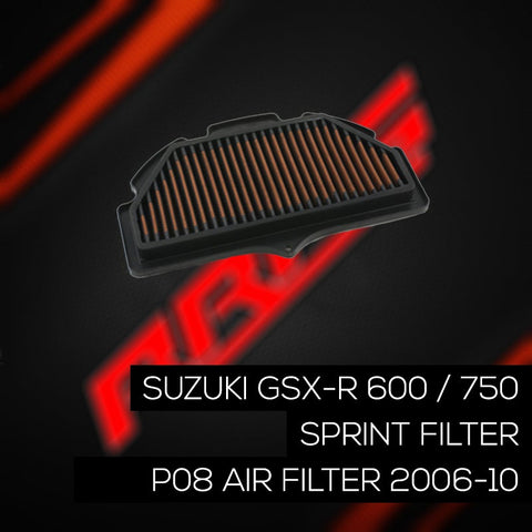 Sprint Filter | Suzuki Gsx-R 600 / 750 P08 Air 2006-10 Race