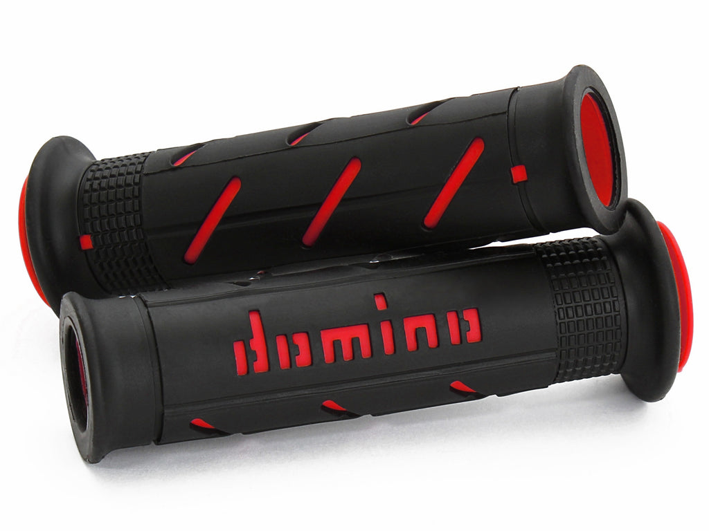 Domino | BLACK/RED ROAD-RACING GRIPS