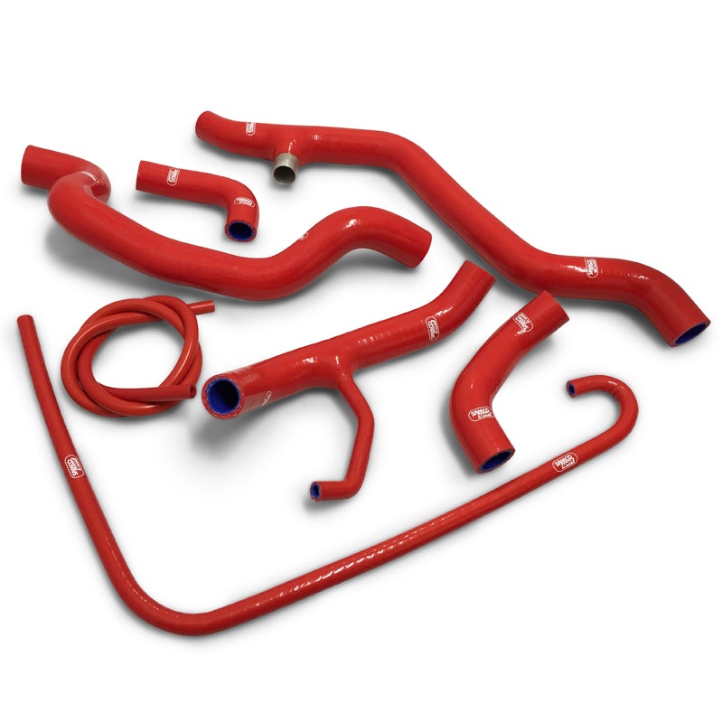 Ducati 1098 R / S 2007 - 2009 7 Piece Samco Sport Thermostat Bypass Race Coolant Hose Kit