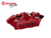 Brembo Racing Red Radial Brake Calipers M4 Monoblock 100Mm Black Logo Brake Calipers