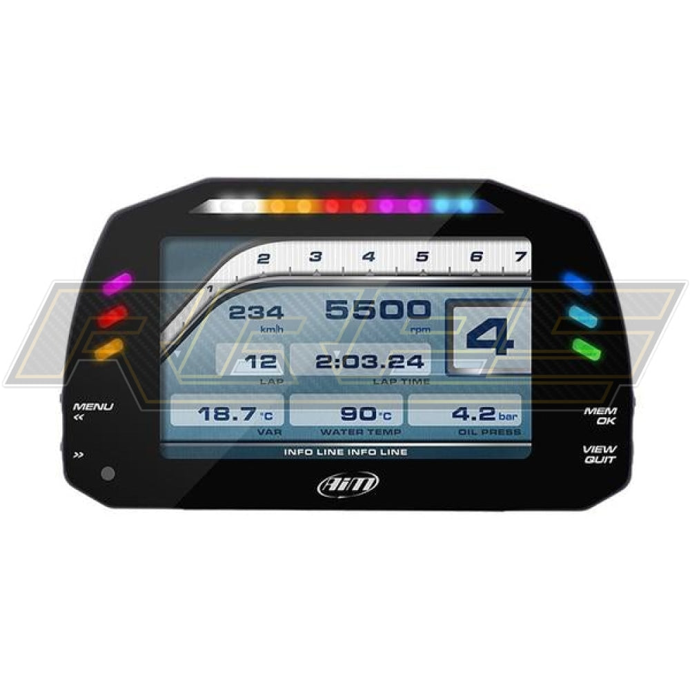 Aim Mxs Strada Motorcycle Racing Dash Display Data Systems