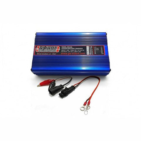 Aliant Battery | 12V 10Amp Lithium Charger With On Bike Wiring Kit