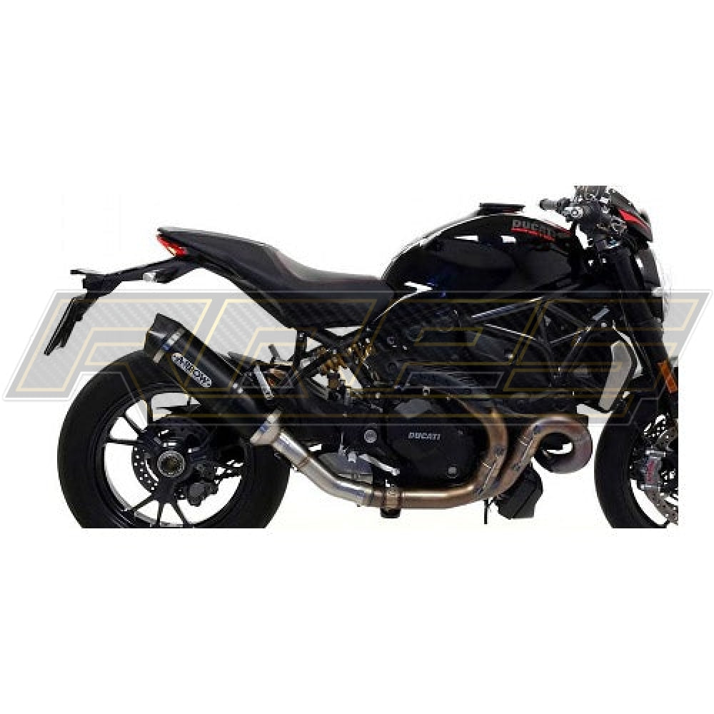 Arrow | Ducati Monster 1200R 2016-17 Dark Alu Carbon Road Silencer No Cat