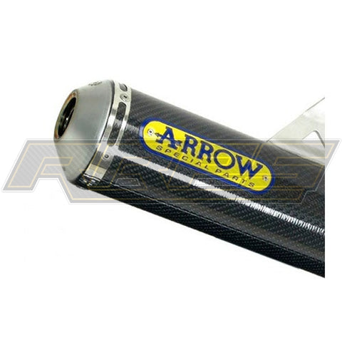 Arrow | Triumph 1050 Speed Triple 2007-10 Road Silencers (Pair) Carbon Fibre (Cat Removed)