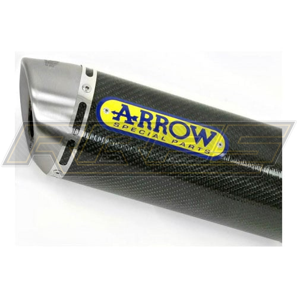 Arrow | Yamaha Yzf-R1 2007-08 Road Silencers (Pair) Carbon Fibre (Cat Removed)