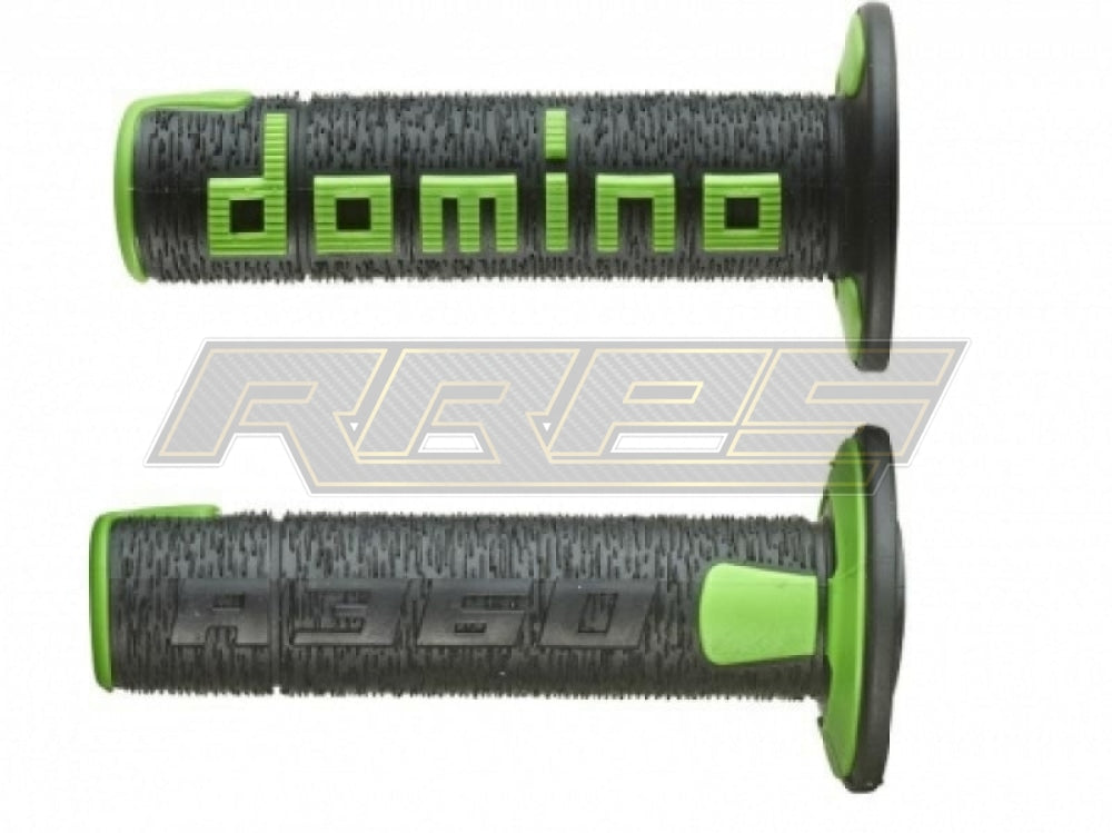 Domino A360 Off Road Grips - Black / Green