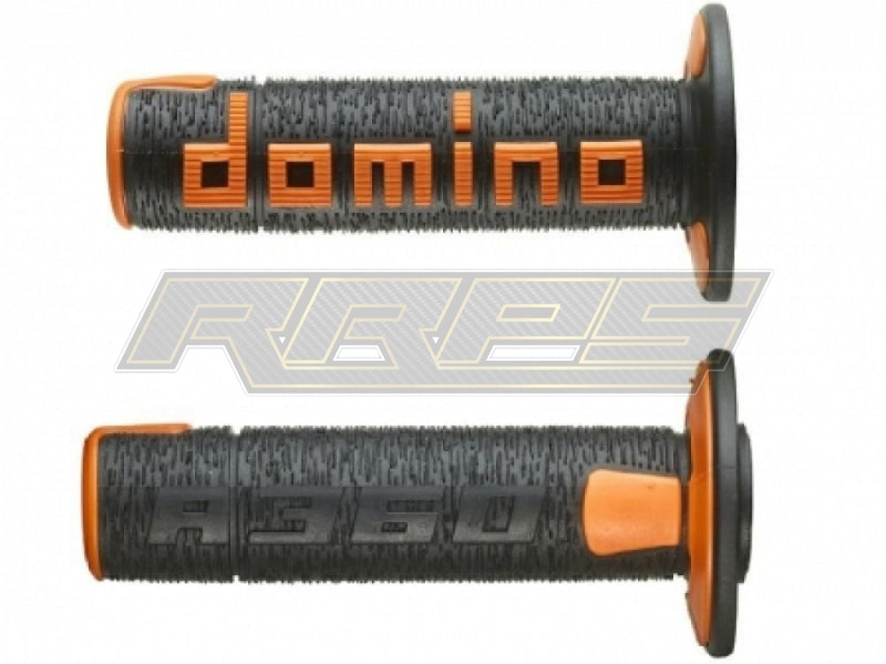 Domino A360 Off Road Grips - Black / Orange