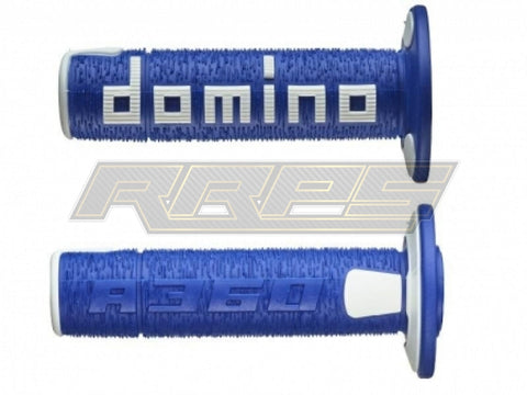 Domino A360 Off Road Grips - Blue / White