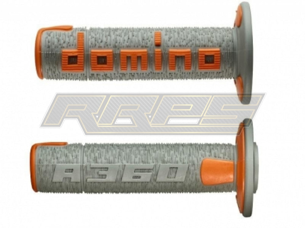 Domino A360 Off Road Grips - Grey / Orange