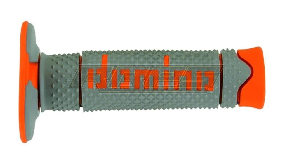 Domino Pair Of Grips Full Diamond - Grey / Orange