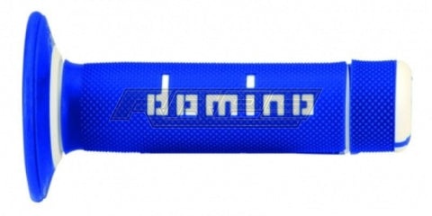 Domino Two Colour Diamond Waffle - Blue / White