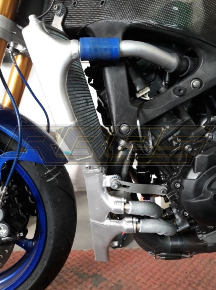 H2O Yamaha Yzf R6 M.y. 2017> Aluminium Oversized Water + Oil Radiator Kit