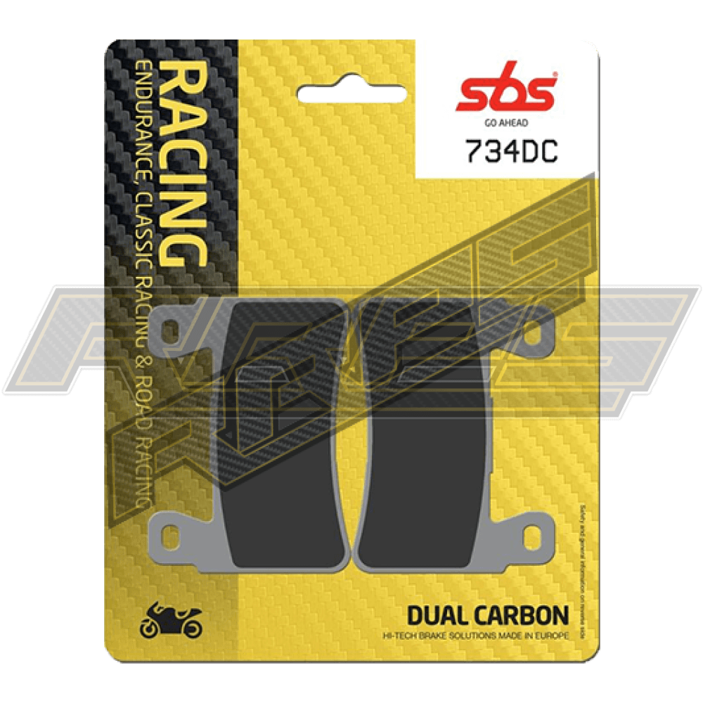 Sbs | Brake Pads Honda Cbr600Rr Cbr 600 Rr (2003-04) / Dual Carbon (734Dc)