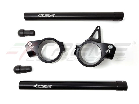Gp Handlebars 15Mm Offset | With Steering Damper Support 53Mm For Ducati Panigale V4 / S R