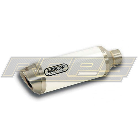 Arrow | Yamaha Yzf-R6 2017 White Aluminium Road Silencer (Cat Retained)